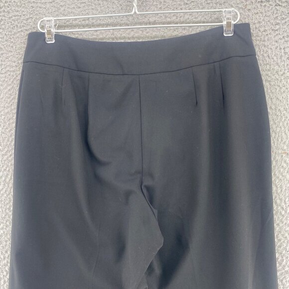 Chicos Pants Womens 1.5 US 10 Black Straight Leg Trouser Stretch Office Career - Picture 4 of 11